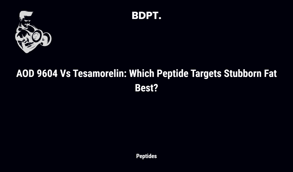 Aod 9604 Vs Tesamorelin: Which Peptide Targets Stubborn Fat Best?