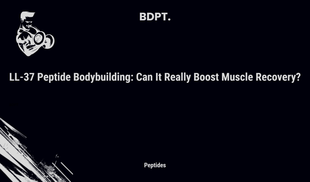 Ll 37 Peptide Bodybuilding: Can It Really Boost Muscle Recovery?
